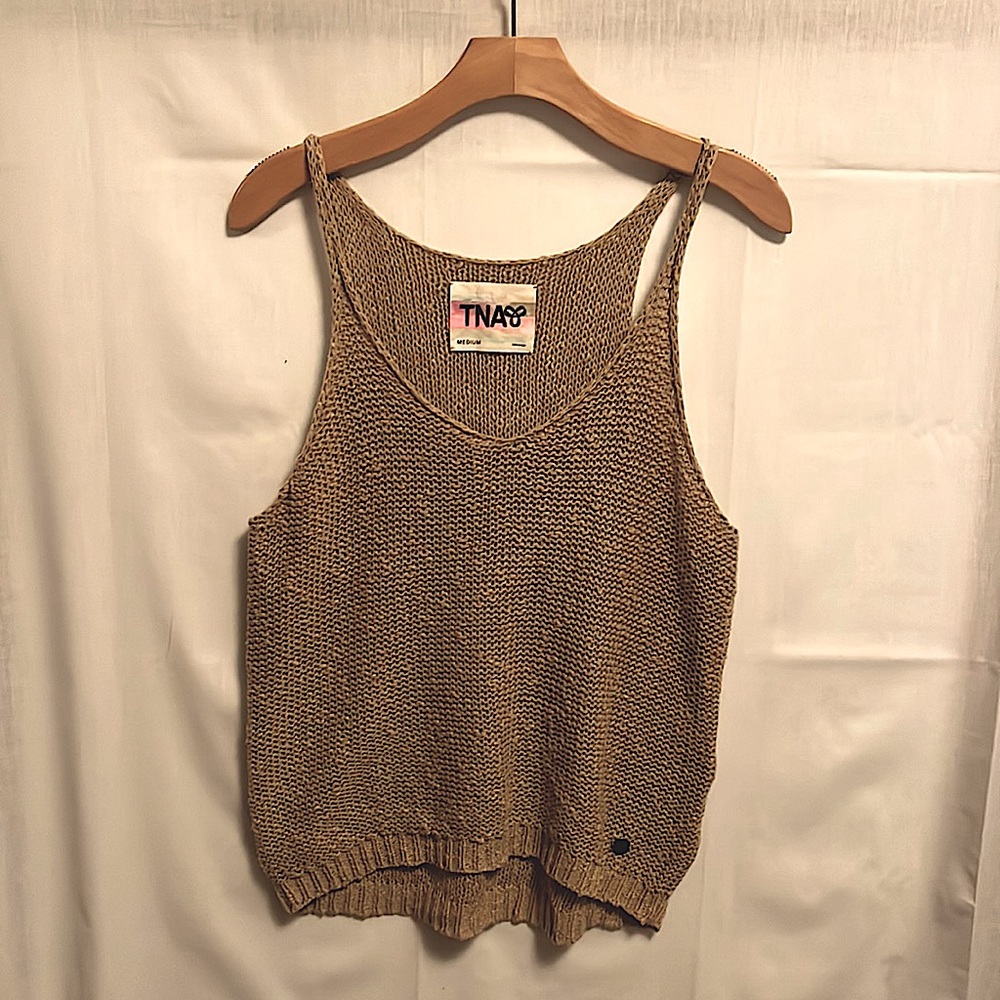 ARITZIA TNA Loose Knit Tank Top // Size M